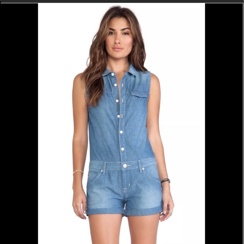 Hudson Jeans Chambray Harmony romper